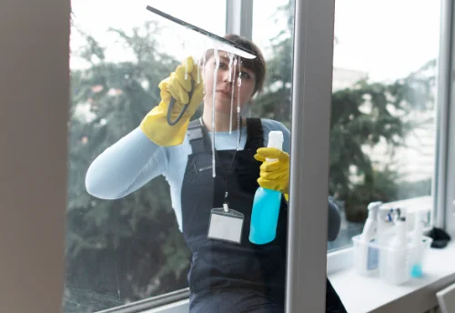 Nettoyage de vitres intérieures et extérieures à Saint-André-le-Puy